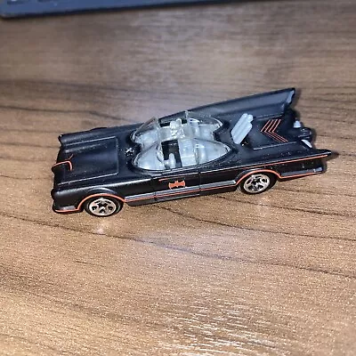 Vintage Hot Wheels Batmobile S06 DC Comics Black Diecast Batman  - Loose • $5