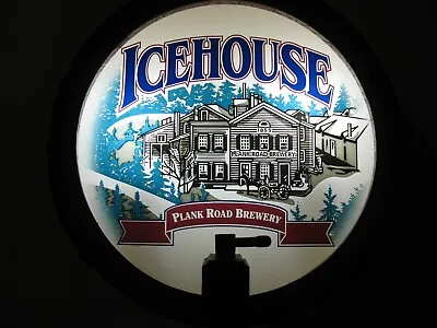 Vtg 1995 Miller Icehouse Beer Led Barrel 3-d Tapper In Motion Bar Sign Pub Light • $347.77