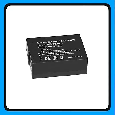 2000mAh DMW-BLC12 For Panasonic FZ200 FZ1000 DMC-G5 DMC-G6 GH2 V-LUX4 G5 • $23.90