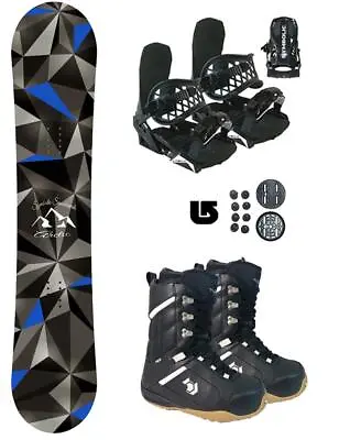 140 Symbolic Arctic Snowboard And Bindings & NW Boots 8 8.5 SET Burton Dcal H198 • $349.95