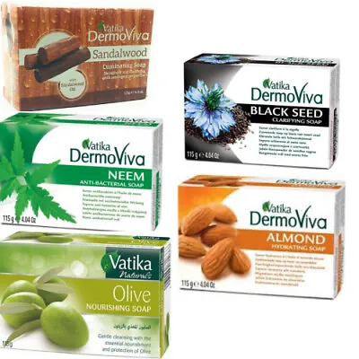 Vatika DermoViva Almond/ Olive / Neem Soaps • £1.99