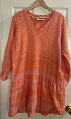 Cecilie Copenhagen V Neck Cotton Dress Size S • $100