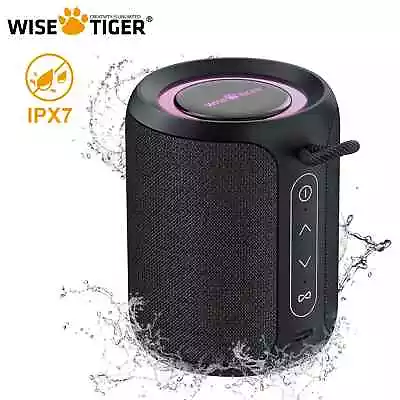 WISETIGER P1S IPX7 Waterproof Speaker Mini Portable Sound Box Bass Boost TWS • $54.99