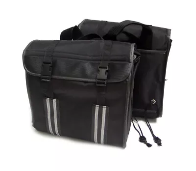 Touring Motorcycle Motorbike Pannier Soft Saddlebags Saddle Bag Side Luggage | N • $116.95