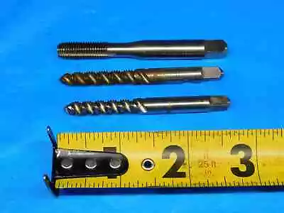 3 Pcs M6 X 1 Hss 1 Thread Forming 2 Plug Tap 1 3 Striaght Spiral Flute 6 • $24.99