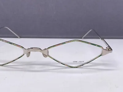 Chai Eyeglasses Frames Woman Green Rectangular Diamond Triangular Large Titan • $84.66