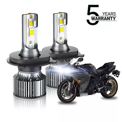 High Power HID LED Headlight H4 Bulb Lights Bulbs For Yamaha Zuma 2002-2015 • $26.99