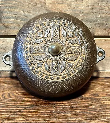 Antique 1880s Mechanical Crank Doorbell Cast Iron • $155