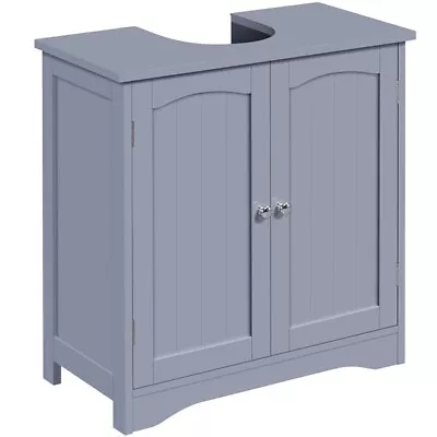 Bathroom Under Sink Storage Basin Cabinet With Double Doors And Adjustable Shelf • £25