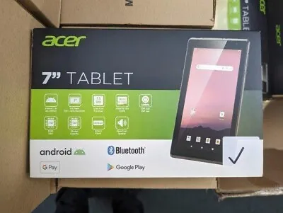 ACER 7  Tablet - Android Kids Tablet Games Reader Google Sim Racing Dash-Display • £20
