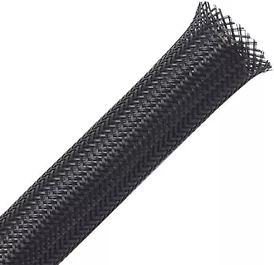 1/2  Expandable Wire Cable Sleeving Sheathing Braided Loom 25 Feet • $6.77