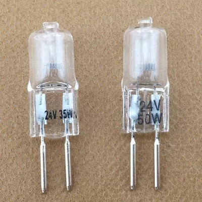 £6.59 • Buy 10X 20W/35W/50W Base Halogen Work Light Lamp Bulbs For Lathe Machine G5.3 24V