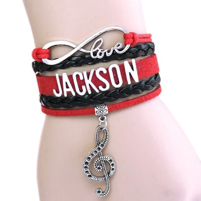 £11.91 • Buy Unisex Infinity Love Bracelet Music Charm Bangle Michael Jackson Bracelets 1Pc