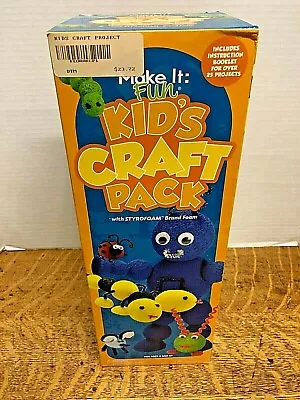 Make It: Fun Kid's Craft Pack With Styrofoam Brand Foam (Ages 6 & Up) • $33.28