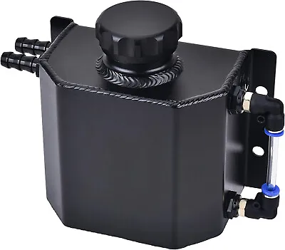 Overflow TankCoolant Radiator TankReservoir ExpansionUniversal 1L Aluminum • $27.99