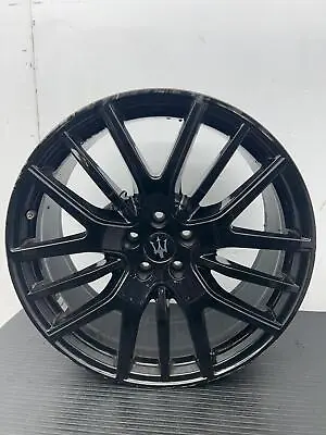 2017 - 2020 Maserati Levante M161 Oem 21x9 15 Spoke Black Wheel *curb Rash* • $551.68