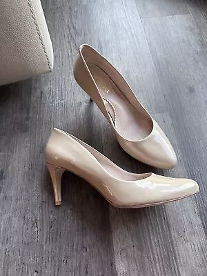 NEW Van Dal Nude (Sesame) Colour Leather Court Shoes SIZE 6 • £20.50