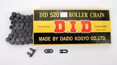 520 STD Standard Series Non O-Ring Chain D.I.D. D18-521-98 98 Links Natural • $44.16