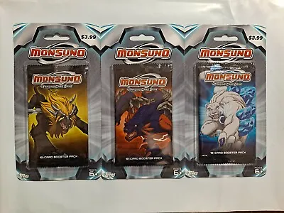 Monsuno Blister/booster Packs Sealed Trading Card Game Tcg/ccg Rare Monsters  • $40