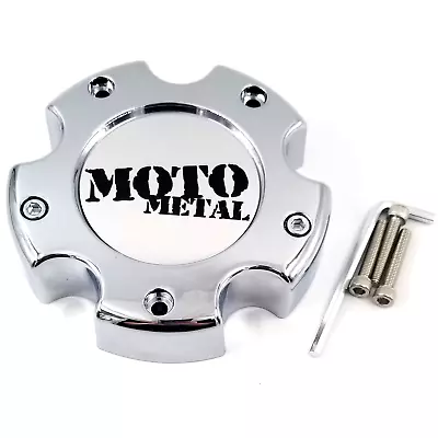 Moto Metal Chrome MO955 Bolt On 5 Lug 5 3/4  Dia Wheel Center Cap PN: 845L1451R • $22