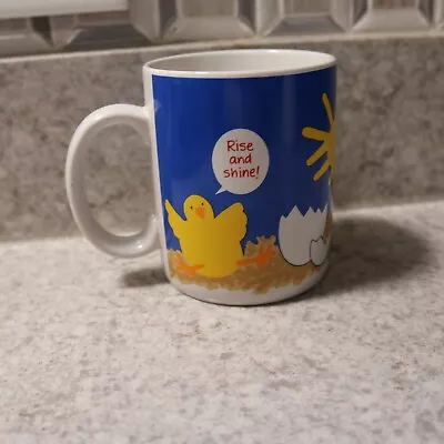 Vintage Avon Chick N Mug Rise & Shine Have A Sun Shiny Day Ceramic Coffee Mug • $9.99