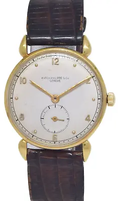 Patek Philippe Vintage 18k Yellow Gold Midsize 30mm Manual Watch • $6950