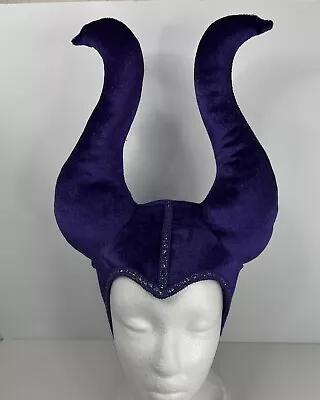 Disney Maleficent Headdress Hat Sleeping Beauty Villain Cap Yourh Size • $19.99