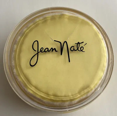 Vintage Jean Nate Perfumed Bath Powder W/ Puff  4 Oz Unused Cracked Cover • $53