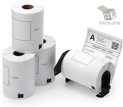 $34.95 • Buy 4 Rolls 4X6 Large Paper Shipping Labels DK-1241 For Brother QL-1100 QL-1060N