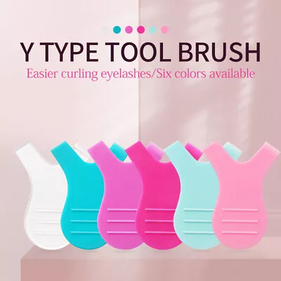 Y Shape Eyelash Comb Lash Lifting Brush Eyelash Extension Tool Eyelash Brush • £3.77