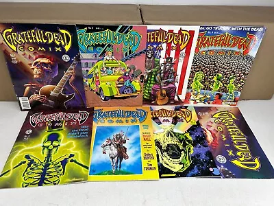 Grateful Dead Comix 1-7 + POSTER SET Jerry Garcia Moebius 1991 (s 14215) • $90