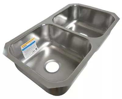 Moen GS20210 Stainless Steel 2000 Series Undercounter Double Basin Kitchen Sink • £189.61