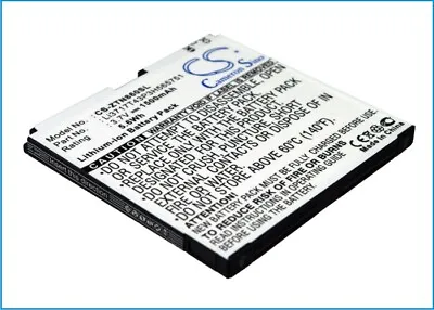 Replacement Battery For ZTE Li3717T43P3H565751 Mobile SmartPhone • $18.47