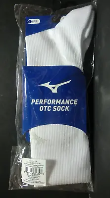 Mizuno Performance OTC Baseball Socks - Size M - White • $7.95