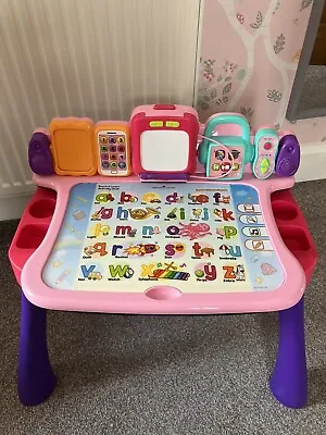 £14 • Buy VTech Activity Desk Table Touch & Learn LED Toddler Activity Toy Interactive