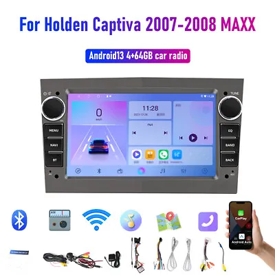 Apple CarPlay Android Auto 7'' 64GB Car Radio Navi For Holden Captiva 07-08 MAXX • $292.60