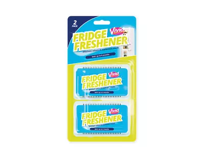 £2.99 • Buy Fridge Freshener Fresh Odour Remover Deodoriser Air Kitchen Clean Home 2 Pack