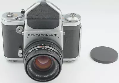 Pentacon Six TL 6x6 Medium Format Camera Biometer JENA DDR 2.8/80mm Lens Japan • $429.99