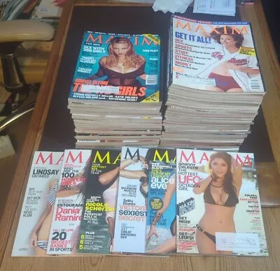 MAXIM MAGAZINES LOT OF  46 Include #1 Vintage 1997 • $299