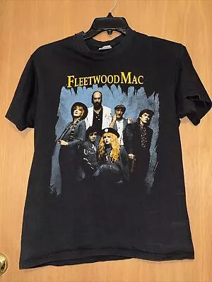 Vintage Fleetwood MAC 1990 Concert T-Shirt  Behind The Mask  Sz XL Hanes Tag • $79.99