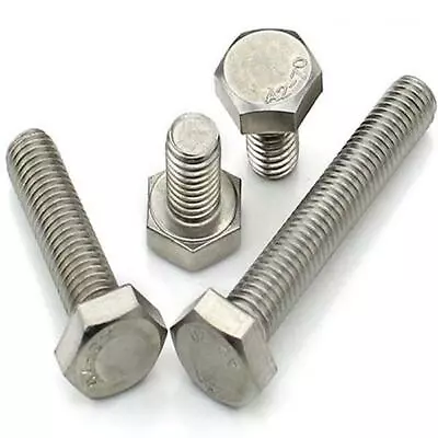 £1.99 • Buy Hex Set Screws / Bolts A2 Stainless Steel ALL SIZES M4 M5 M6 M8 M10 M12 M14 M16