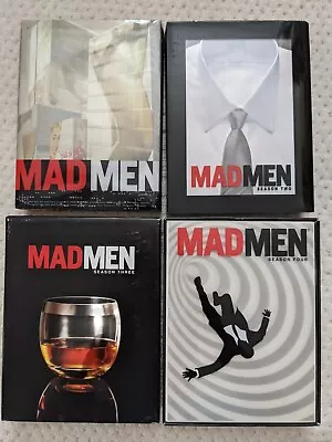 MAD MEN Season 1-4 DVD Box Set Lot • $14.99