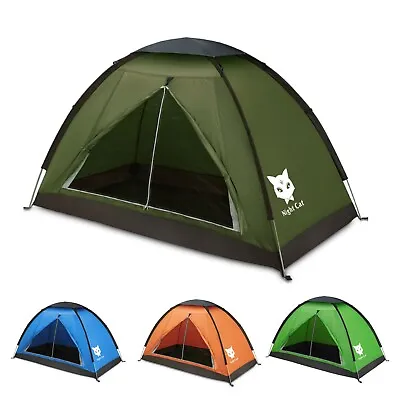 Camping Tent 1-2 Person Hiking Travel Waterproof Wind Protection Shelter 2024 • $69.98