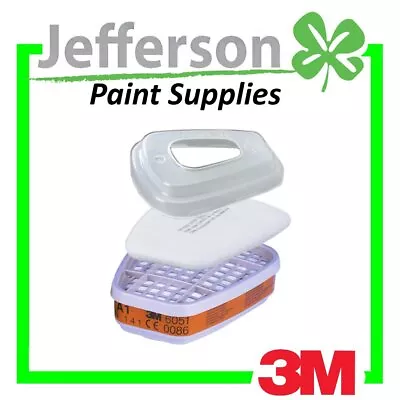 3M Half Respirator Replacement Filters & Retainer Kit - 6051 5925 501 • $62