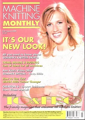 Machine Knitting Monthly Pattern Magazine July August 1998 Designer Vintage • £6.49