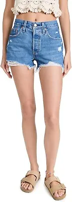 Levi's® Women's 501 Original Premium High-Rise Jean Shorts Size 25 29 Waist • $39.99