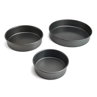 Professional 3-piece Non-Stick Round Cake Pan Set • $19.54