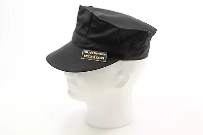 Usmc Black Ripstop Cap 8 Point 2 Ply Top Stitch No Ega • $17.99