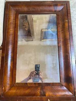 Antique Ogee Wood Framed Wall Mirror - 23.0  W X 33.0  L X 1.5  D • $132.75