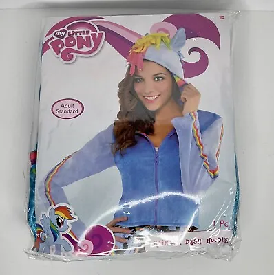 My Little Pony Rainbow Dash Hoodie Adult Standard New Halloween Cosplay Full Zip • $14.99